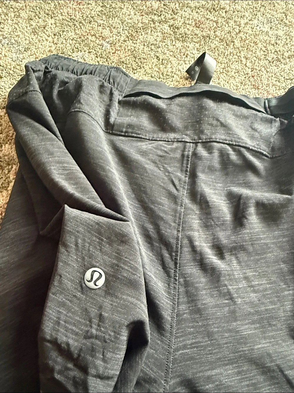 lululemon athletica Men's Black Athletic Shorts 6”inseam  Training Short size L